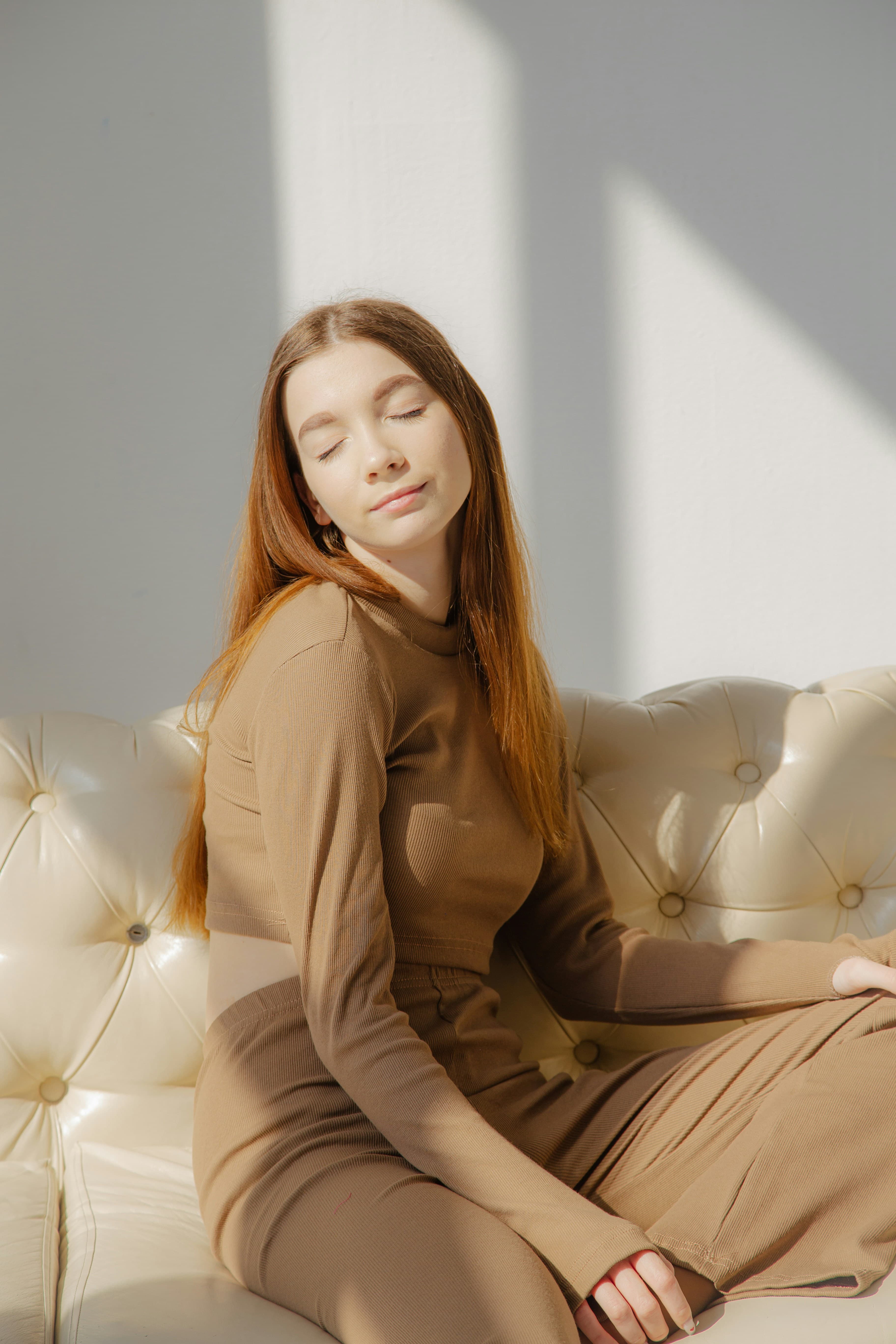 Woman relaxing in soft AirySoft apparel